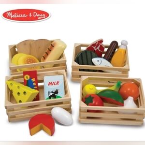 Melissa and Doug Fruit & Veggie wood play set